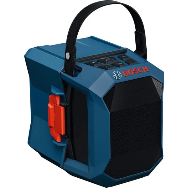 Bosch Professional GPB 18V-1 C inkl. Batterieabdeckung, Lautsprecher (blau/schwarz, Bluetooth, USB-C, Ohne Akku und Ladegerät)