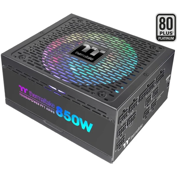 Thermaltake Toughpower PF1 ARGB 850W, PC-Netzteil (schwarz, 6x PCIe, Kabel-Management, 850 Watt)