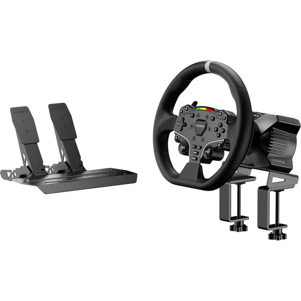MOZA R3 Racing Wheel and Pedals, Lenkrad (schwarz, für PC)