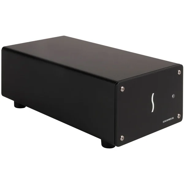 Sonnet Echo Express SEL (Thunderbolt 3 Edition) Thunderbolt 3 to PCIe Card Expansion System, Gehäuse (schwarz, Erweiterungssystem für 1x Low-Profile PCIe x8 Card)