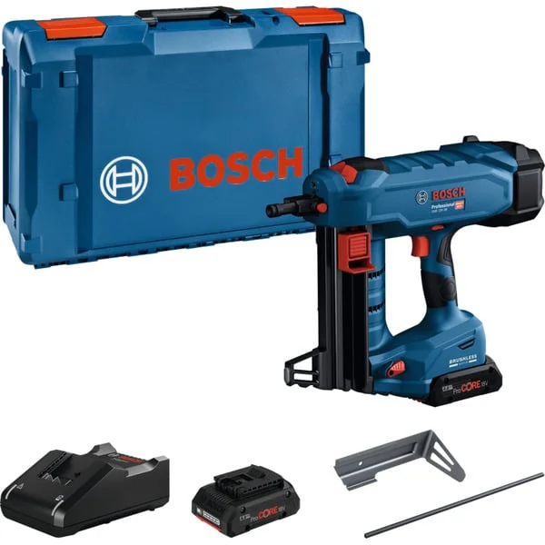 Bosch Professional PRO Akku-Betonnagler BITURBO GNB 18V-38 Professional, 18Volt (blau/schwarz, 2x Akku ProCORE18V 4,0Ah, XL-BOXX)