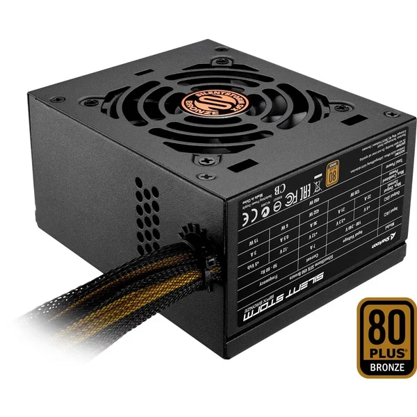 Sharkoon SilentStorm SFX Bronze 450W, PC-Netzteil (schwarz, 2x PCIe, 450 Watt)