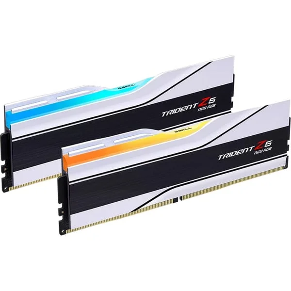 G.Skill DIMM 32 GB DDR5-6000 (2x 16 GB) Dual-Kit, Arbeitsspeicher (weiß, F5-6000J2636H16GX2-TZ5NRW, Trident Z5 NEO RGB, AMD EXPO)