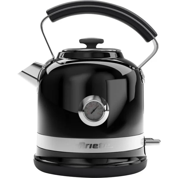 Ariete Wasserkocher Moderna (schwarz, 2.000 Watt, 1,7 Liter)