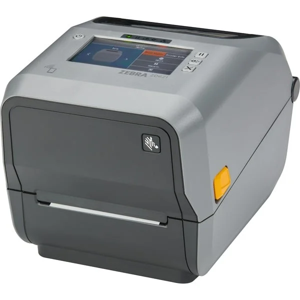 Zebra ZD621t, Etikettendrucker (grau/anthrazit, Thermotransferdruck, 300 dpi, USB, RS232, LAN, Bluetooth (BLE), mit Cutter)