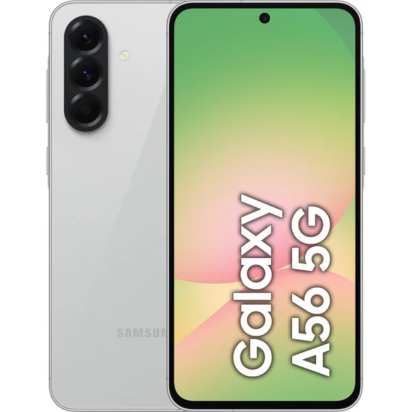 Samsung Galaxy A56 5G 128GB, Handy (Awesome Lightgray, Android 15, 8 GB)