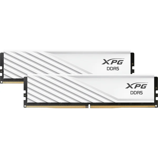 ADATA DIMM 32 GB DDR5-6000 (2x 16 GB) Dual-Kit, Arbeitsspeicher (weiß, AX5U6000C3616G-DTLABWH, XPG Lancer Blade, INTEL XMP, AMD EXPO)