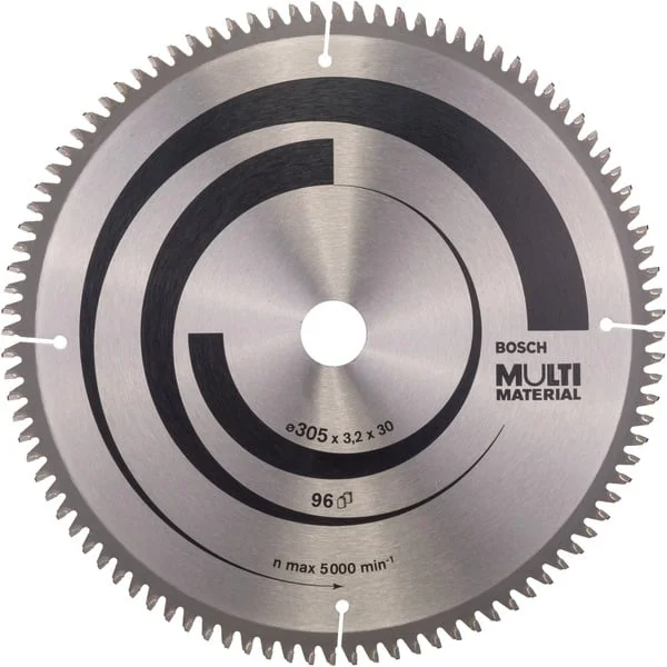 Bosch Professional PRO Multi Material Kreissägeblatt, Ø 305mm, 96Z (Bohrung 30mm, für Kapp- & Gehrungssägen)
