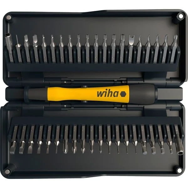 Wiha zai Hause Micro Bit-Satz, 42-teilig (schwarz, inkl. Bithalter mit ESD Griff)