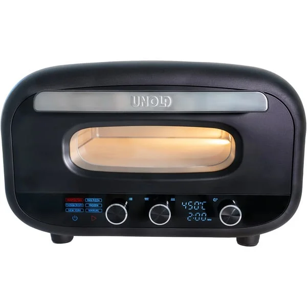 Unold Pizzaofen Don Alfredo (schwarz, 1.700 Watt, für Pizzen bis ca. Ø 30cm)