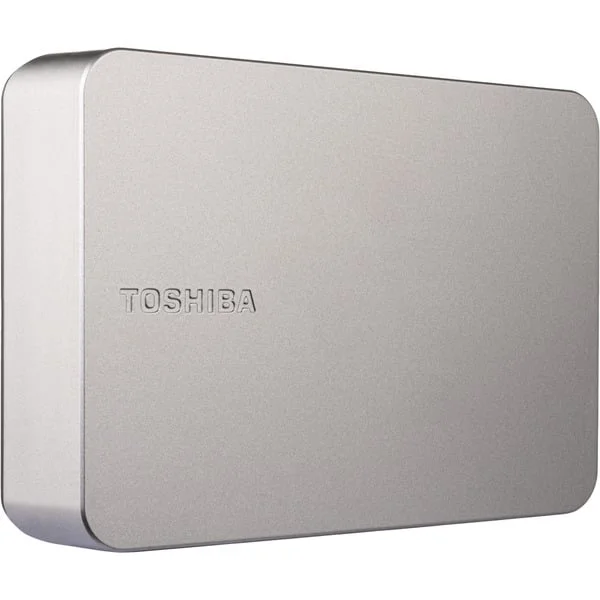 Toshiba Canvio Flex 4TB, Externe Festplatte (hellsilber, USB-C / USB-A)