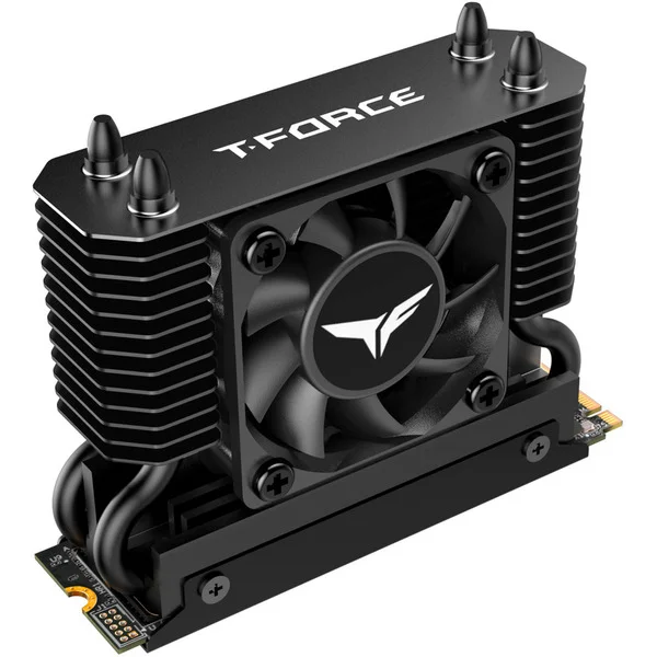 Team Group T-Force GE Pro 4 TB, SSD (schwarz/gold, PCIe 5.0 x4 | M.2 2280 | AirFlow I-Kühlkörper)