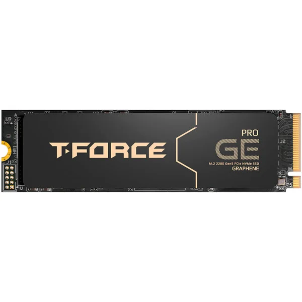 Team Group T-Force GE Pro 2 TB, SSD (schwarz/gold, PCIe 5.0 x4 | M.2 2280 | AirFlow I-Kühlkörper)