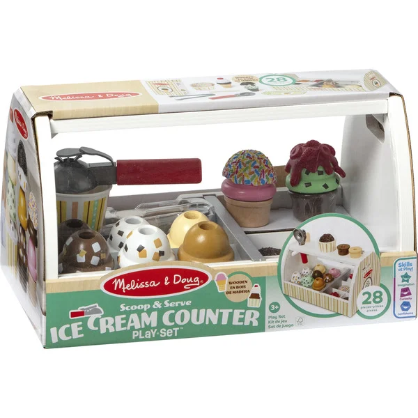 Spin Master Melissa & Doug - Scoop & Serve Eistheke, Spielküche