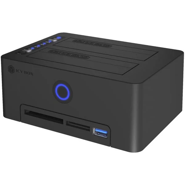ICY BOX IB-1233CL-CR, Dockingstation (schwarz)