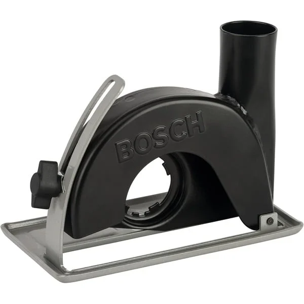 Bosch Professional Absaughaube mit Führungsschlitten, Ø 115/125mm, Staubsauger-Aufsatz (schwarz, für Winkelschleifer)