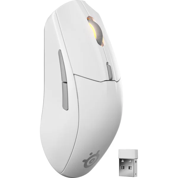 SteelSeries Rival 3 Wireless Gen 2, Gaming-Maus (weiß)