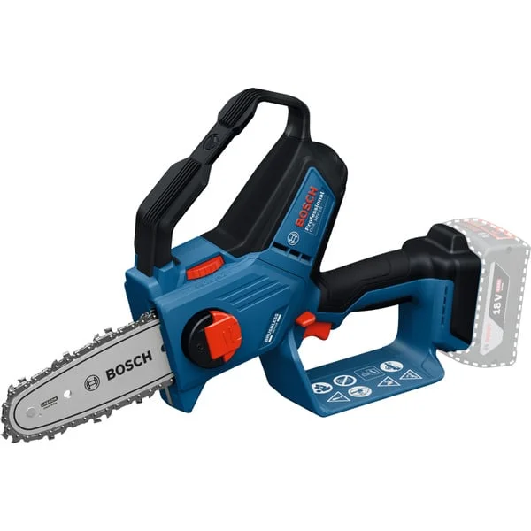 Bosch Professional Akku-Astsäge GKE 18V-15 Prodessional solo, 18Volt, Kettensäge (blau, ohne Akku und Ladegerät)