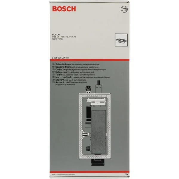Bosch Professional Schleifrahmen mit Bürsteneinsatz, für GBS 75 / PBS 75