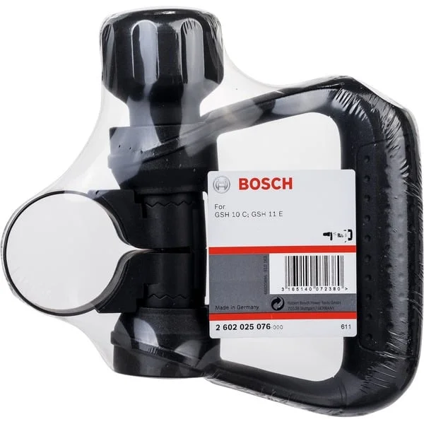Bosch Professional Zusatzhandgriff, für Bohrhämmer GSH 10 C / 11 E Professional (schwarz, mit Spannschelle)
