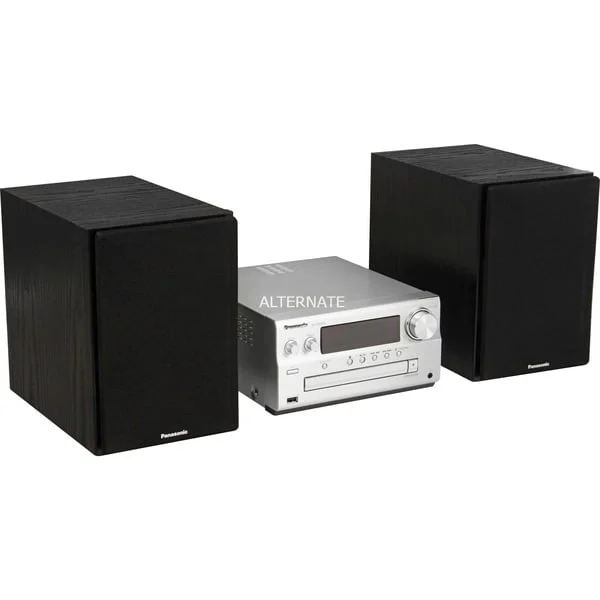 Panasonic SC-PMX94EG-S, Kompaktanlage (silber, Bluetooth, Radio, CD)