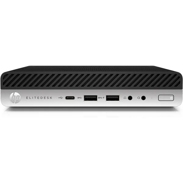 HP EliteDesk 800 G4 MP Generalüberholt, Mini-PC (schwarz/silber, Windows 11 Pro)