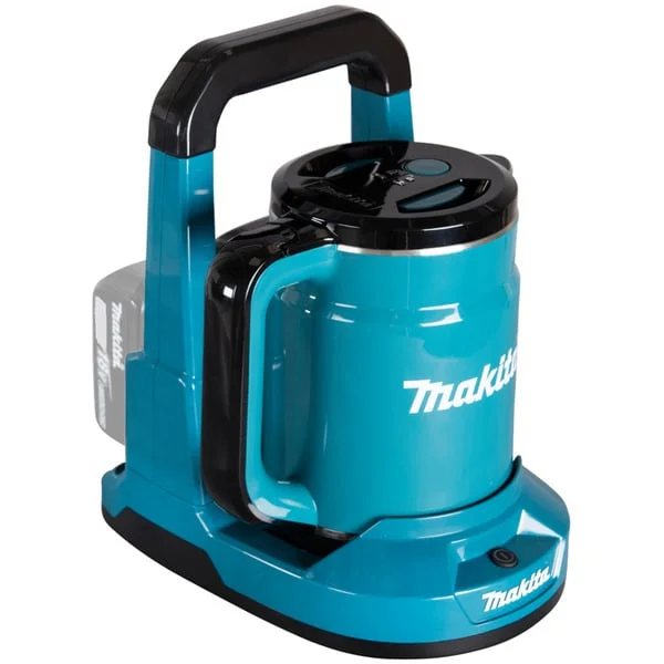 Makita Akku-Wasserkocher DKT360Z, 36Volt (2x 18Volt) (blau/schwarz, ohne Akku und Ladegerät, 0,8 Liter)