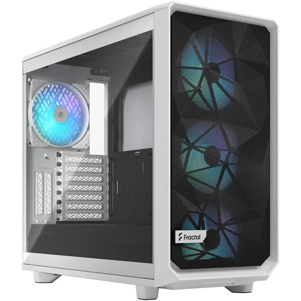 Fractal Design Meshify 2 RGB White TG Clear Tint, Tower-Gehäuse (weiß)