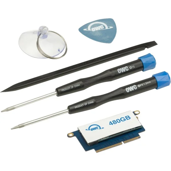 OWC Aura Pro NT 480 GB Upgrade Kit, SSD (PCIe 3.1 x4, NVMe 1.3, Custom Blade)
