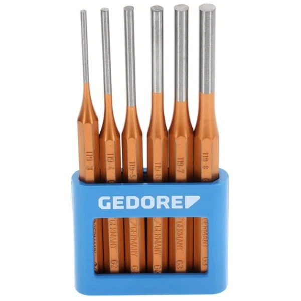 GEDORE Splinttreiber-Satz 116 A, 6-teilig (gelb, im PVC-Halter)