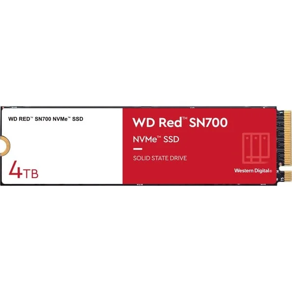 WD Red SN700 4 TB, SSD (PCIe 3.0 x4, NVMe, M.2 2280)
