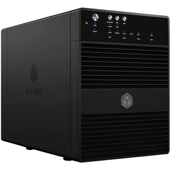 ICY BOX IB-3640SU3, Laufwerksgehäuse (schwarz)
