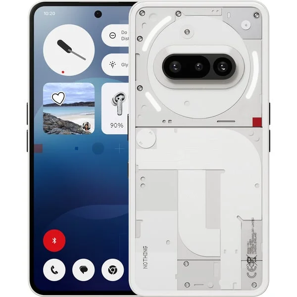 Nothing Phone (3a) 128GB, Handy (weiß, Android 15, 8 GB)