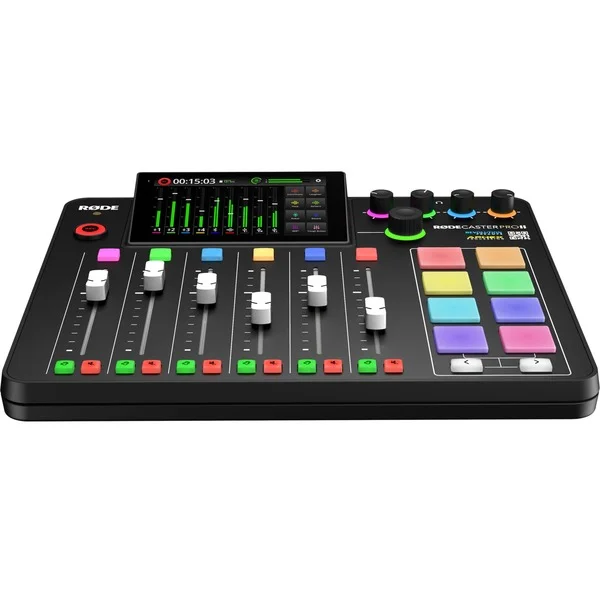 Rode Microphones Rodecaster Pro II, Mischpult (schwarz, USB-C, Klinke, XLR)