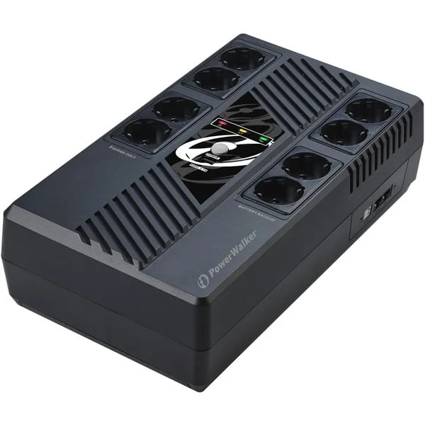BlueWalker PowerWalker VI 600 MS, USV (schwarz)