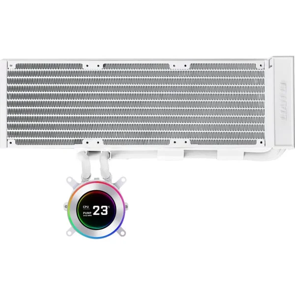 Lian Li HydroShift II LCD-C 360N, Wasserkühlung (weiß)