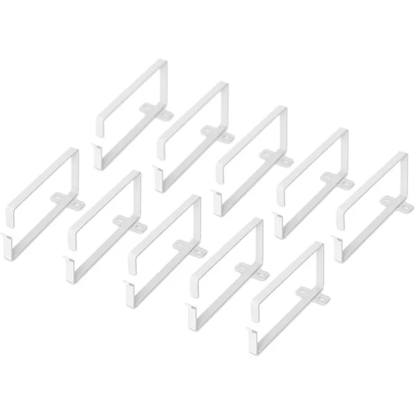 Digitus Kabelführungsbügel / Kabelmanagement-Ringe für 483 mm (19")-Schränke (grau, RAL 7035, 3 HE, 10 Stück)