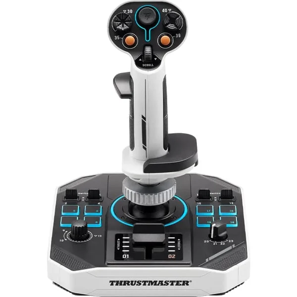 Thrustmaster Sol-R 1 Flightstick, Joystick (schwarz/weiß)
