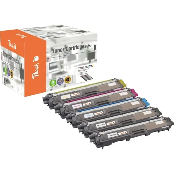 Peach Toner Spar Pack Plus 111915 (kompatibel zu Brother TN-241/245)