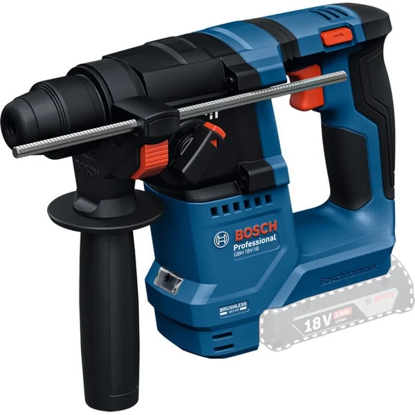 Bosch Professional Akku-Bohrhammer GBH 18V-18 Professional solo, 18Volt (blau/schwarz, ohne Akku und Ladegerät)