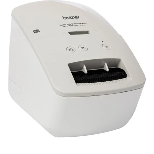 Brother QL-600G, Etikettendrucker (weiß/grau)