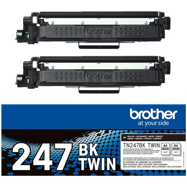 Brother Toner schwarz TN-247BKTWIN (Doppelpack)