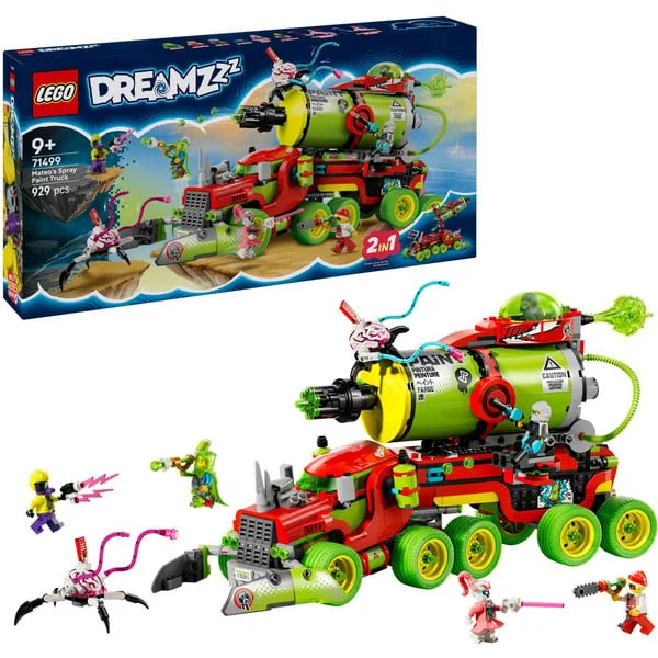 LEGO 71499 DREAMZzz Mateos Sprühdosen-Truck, Konstruktionsspielzeug