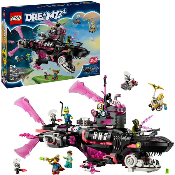 LEGO 71500 DREAMZzz Albtraumhai-U-Boot, Konstruktionsspielzeug