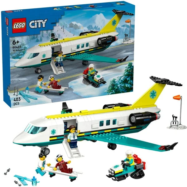 LEGO 60465 City Notfallrettungsflugzeug, Konstruktionsspielzeug