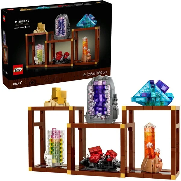 LEGO 21362 Ideas Mineraliensammlung, Konstruktionsspielzeug