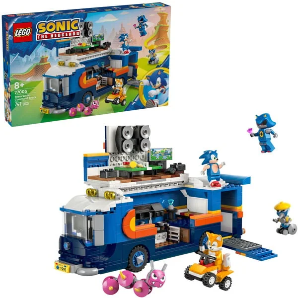 LEGO 77006 Sonic the Hedgehog Team Sonics Kommando-Truck, Konstruktionsspielzeug