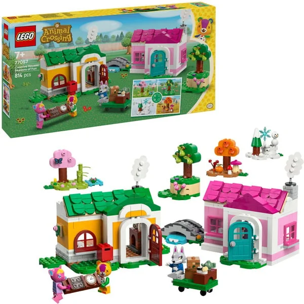 LEGO 77057 Animal Crossing Kreative Häuser: Jahreszeiten voller Spaß, Konstruktionsspielzeug