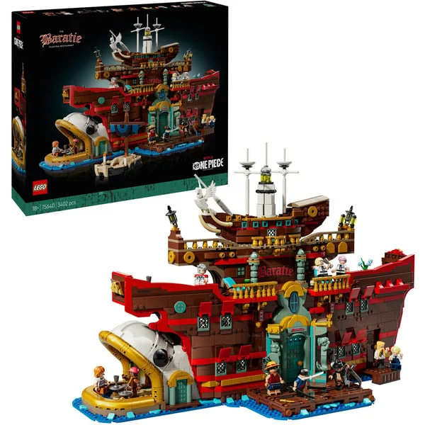 LEGO 75640 One Piece Baratié, das Schwimmende Restaurant, Konstruktionsspielzeug