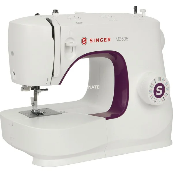 Singer Mechanische Nähmaschine M3505 (weiß/violett)